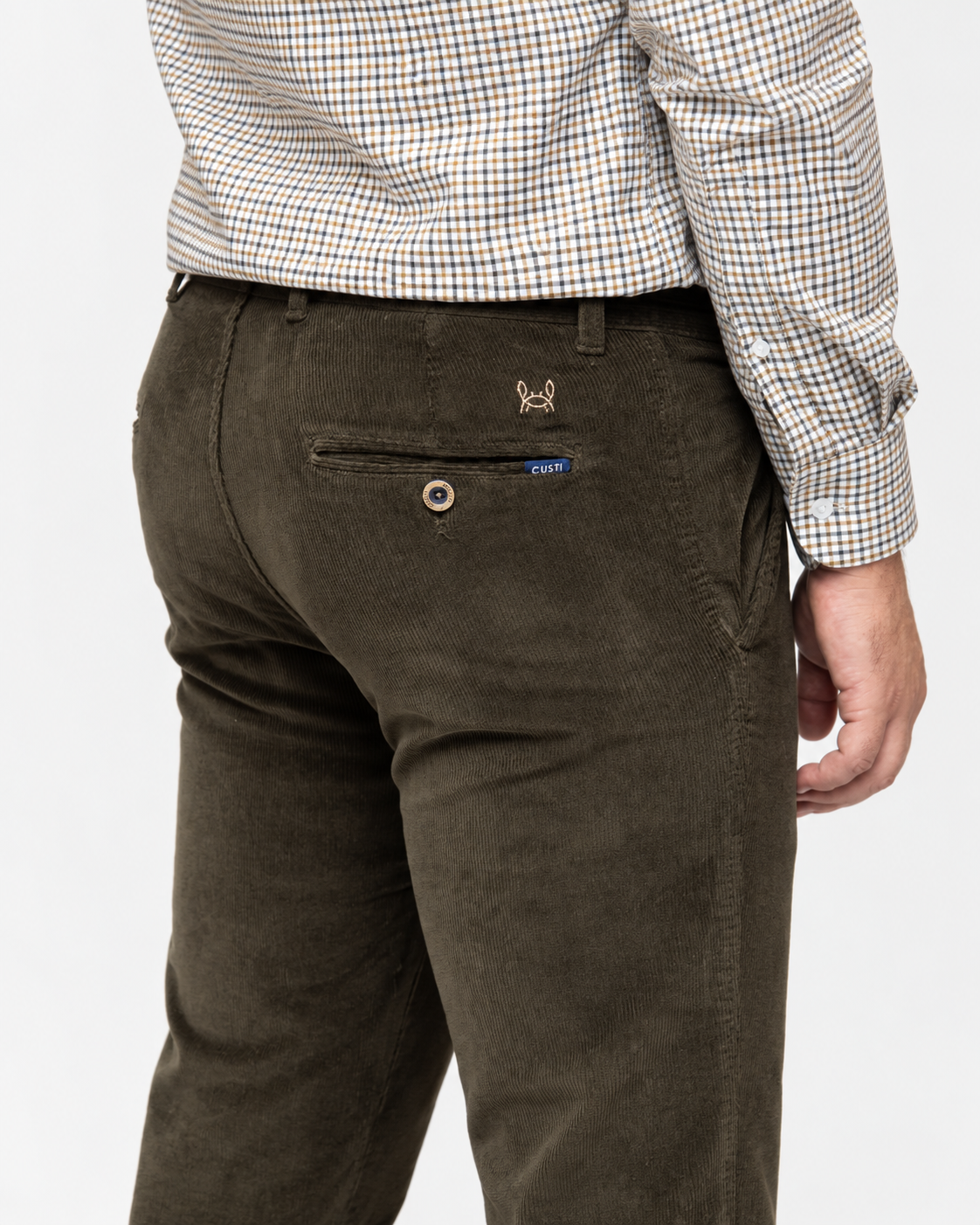 Pantalón Pana Verde Caza