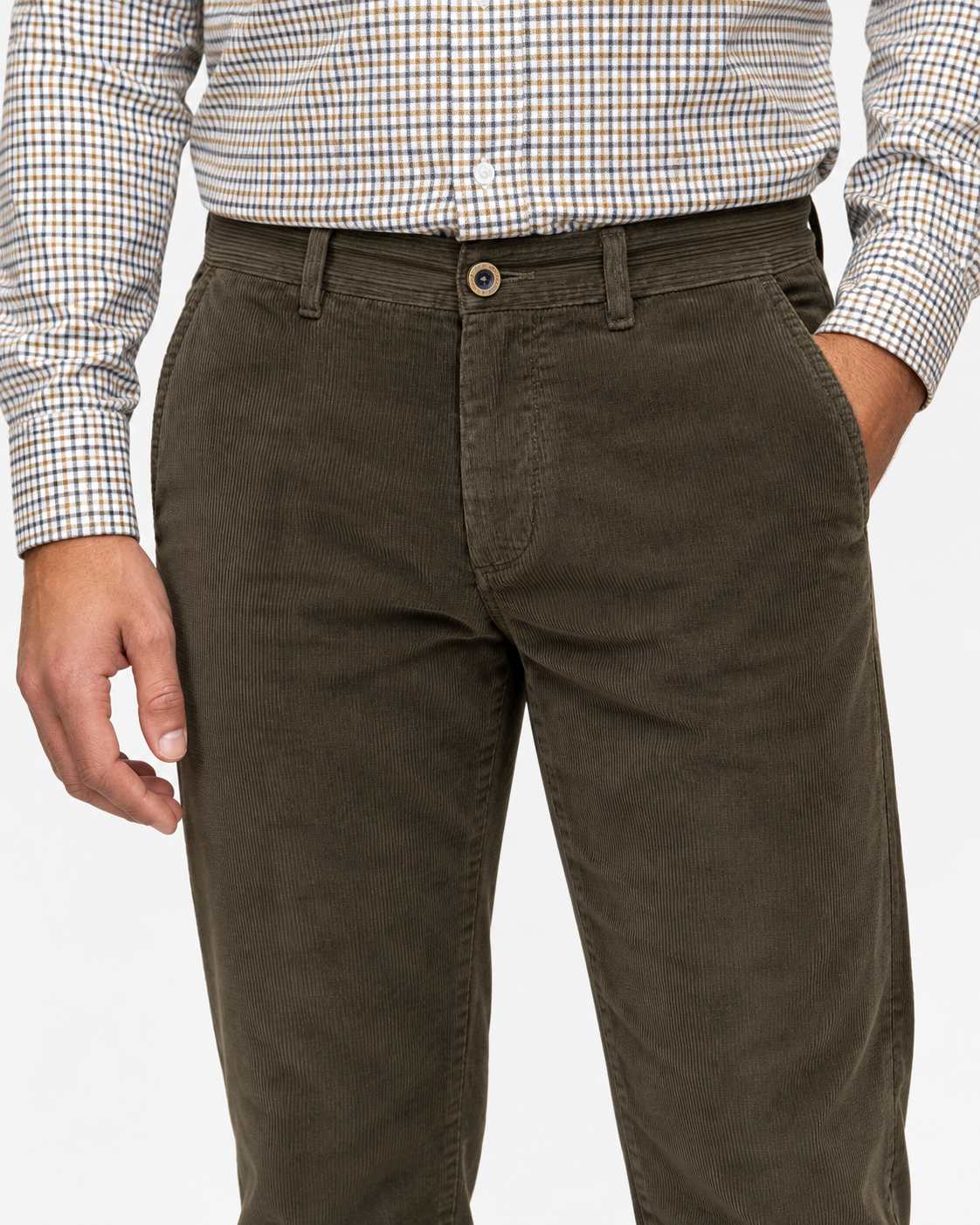 Pantalón Pana Verde Caza
