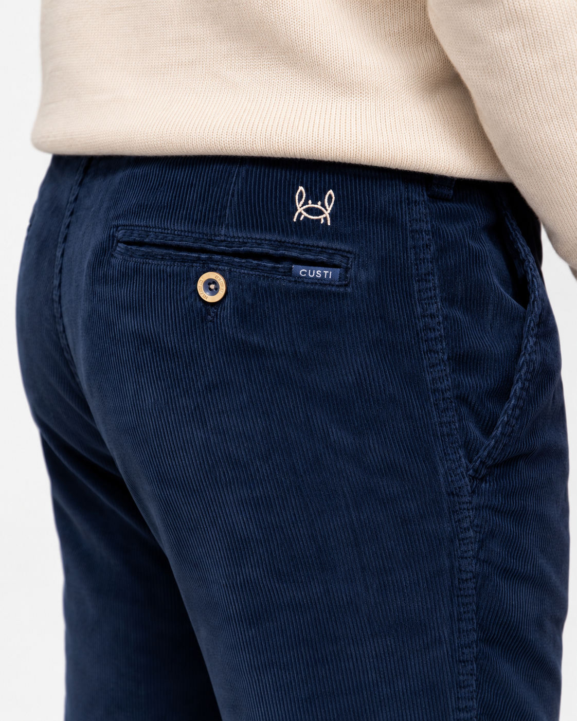 Pantalón Pana Azul Marino