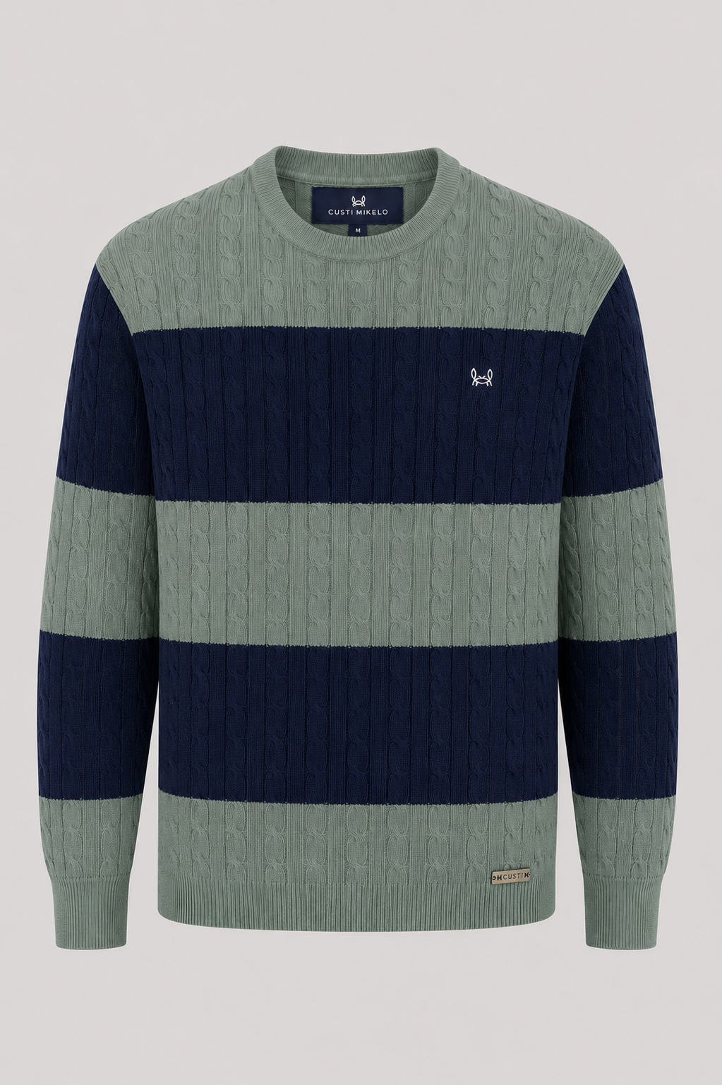 Jersey Ochos Rayas Verde Marino