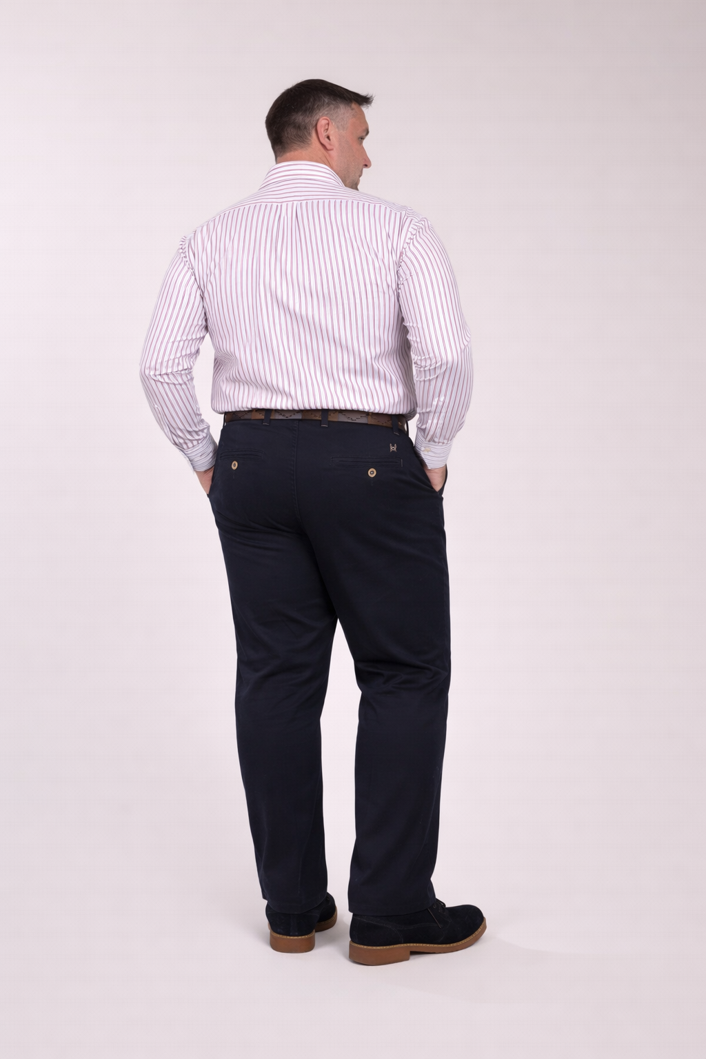 Pantalón Chino Elástico Azul Marino | Jesulín