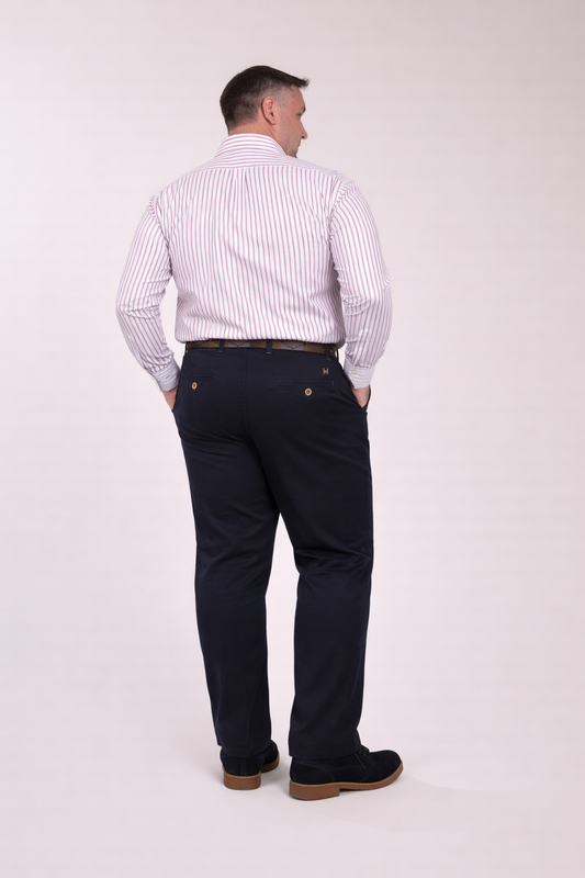 Pantalón Chino Elástico Azul Marino | Jesulín