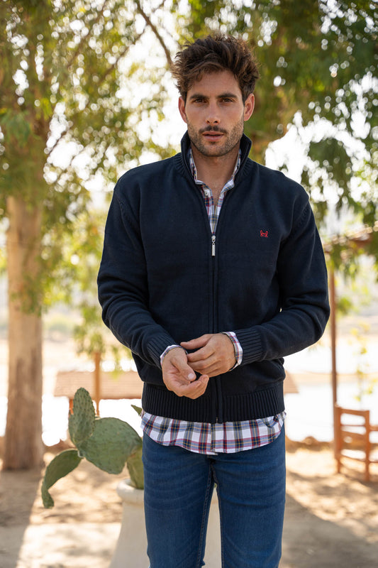 Rebeca Algodón Azul Marino