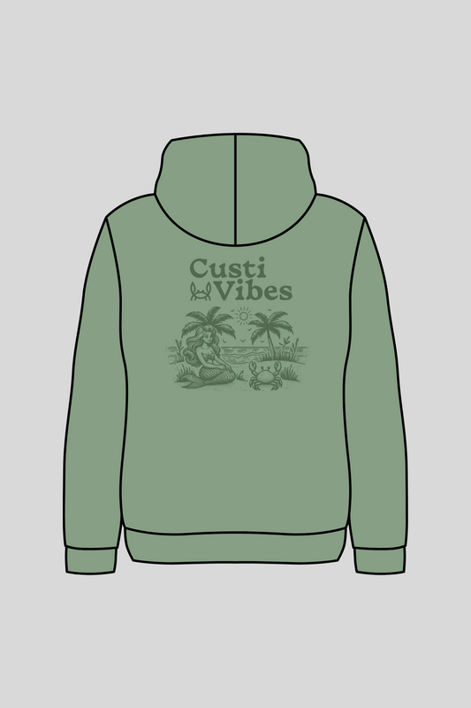 Sudadera Capucha Verde | Nantes