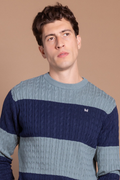 Jersey Ochos Rayas Verde Marino