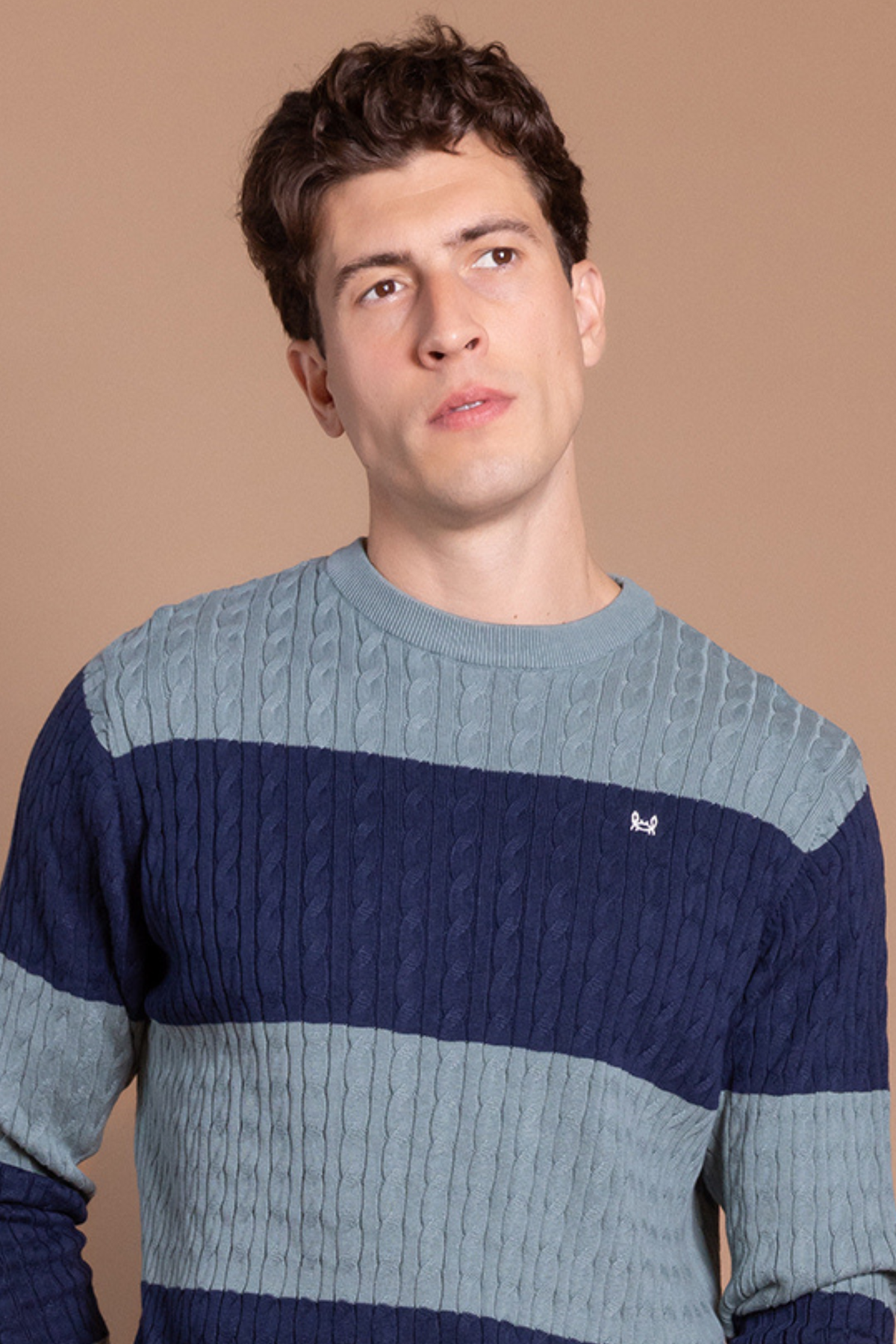 Jersey Ochos Rayas Verde Marino
