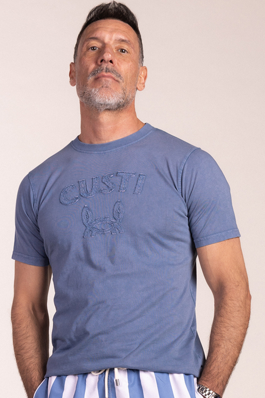 Camiseta Lavada Azul | Bari