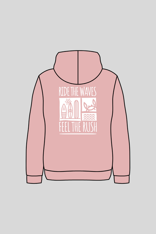 Sudadera Capucha Rosa | Lyon