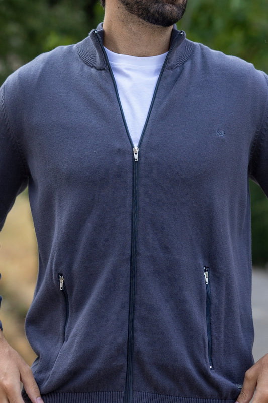 Rebeca Cremallera Gris