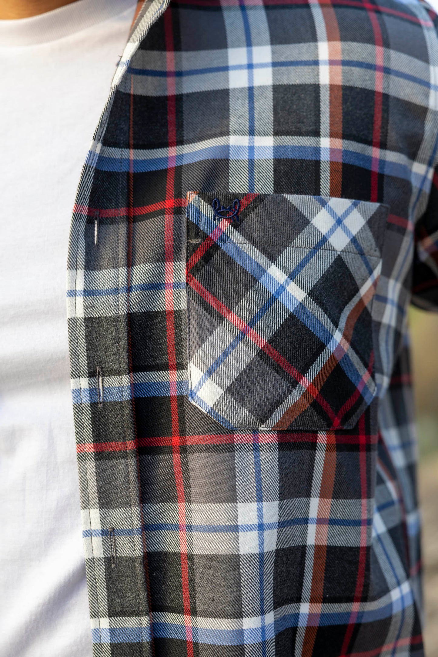 Sobrecamisa Franela Gris | Soria