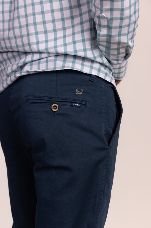 Pantalón Chino Elástico Petróleo | Jesulín