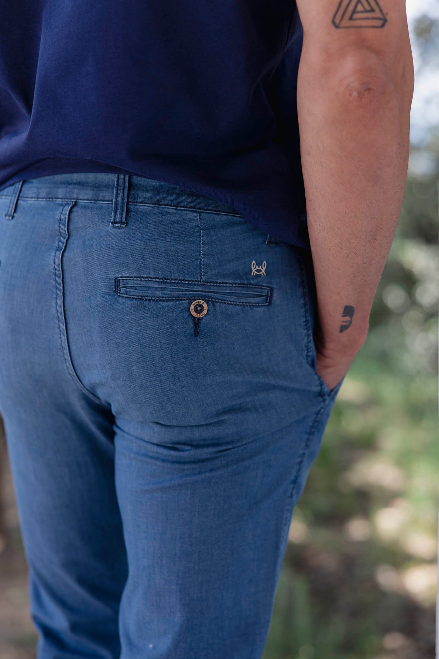 Pantalón Chino Elástico Denim Break | Joselito