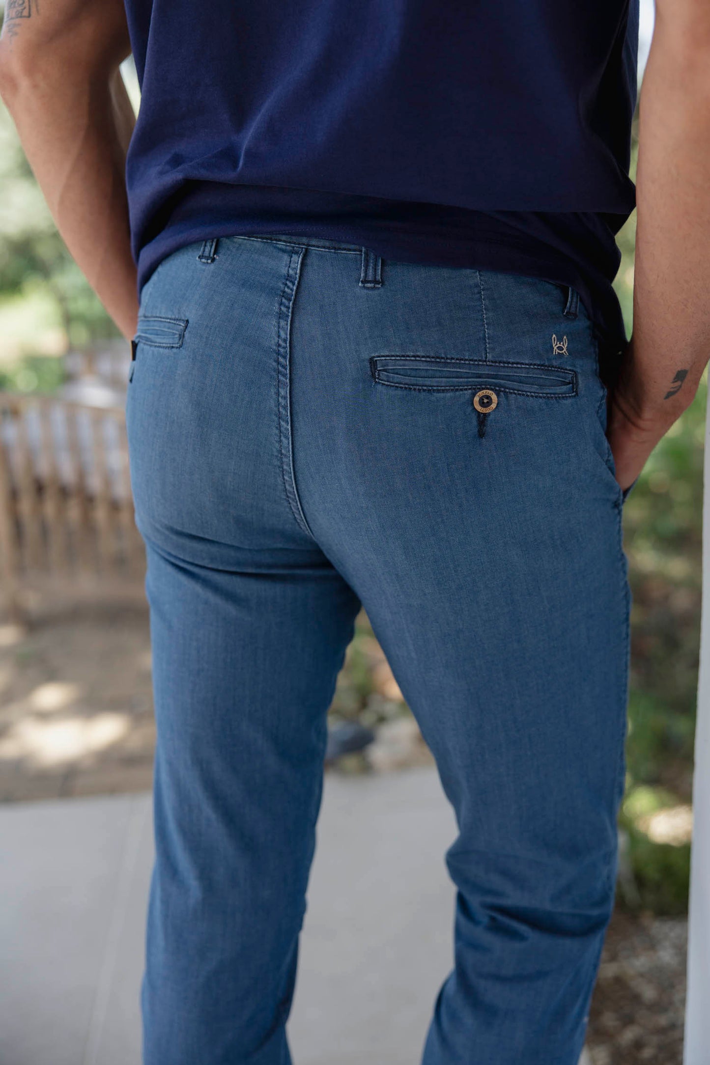 Pantalón Chino Elástico Denim Break | Joselito