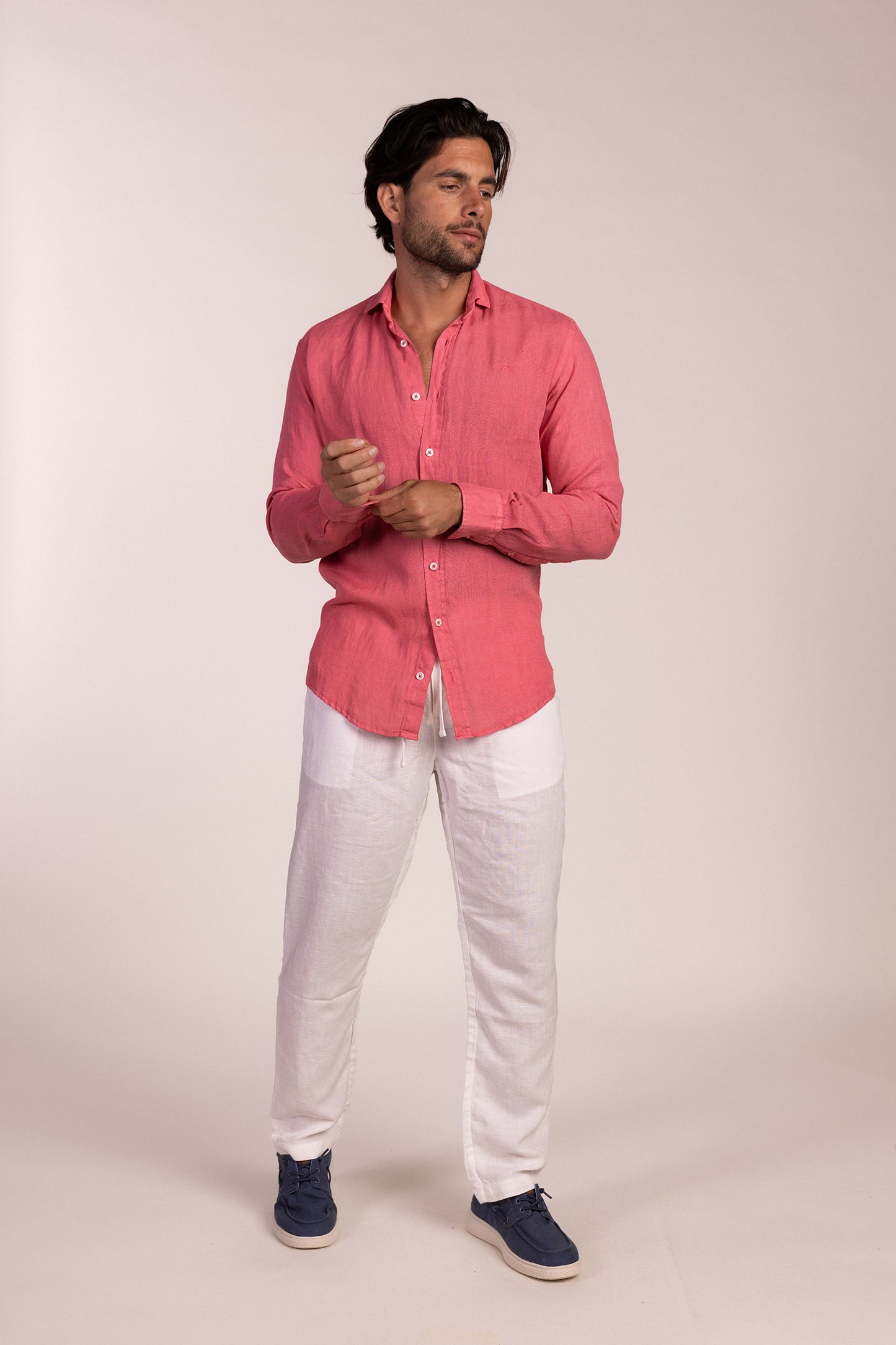 Camisa Lino Chicle | Lanzarote