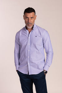 Camisa Rayas Oxford Azul | Sevilla