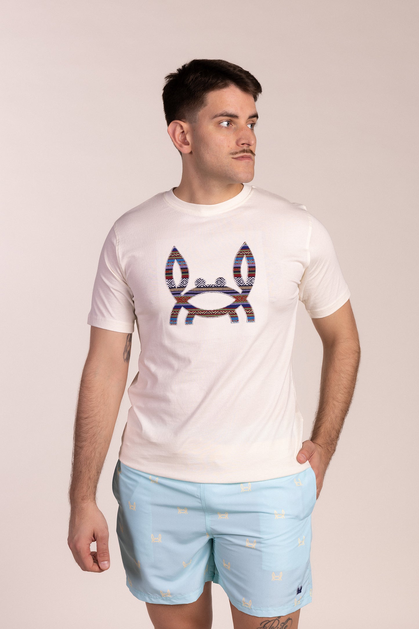 Camiseta Étnica Blanca