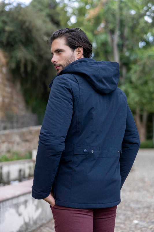 Parka Técnica Bolsillos Marino | Everest