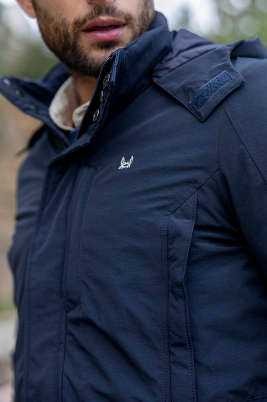 Parka Técnica Bolsillos Marino | Everest