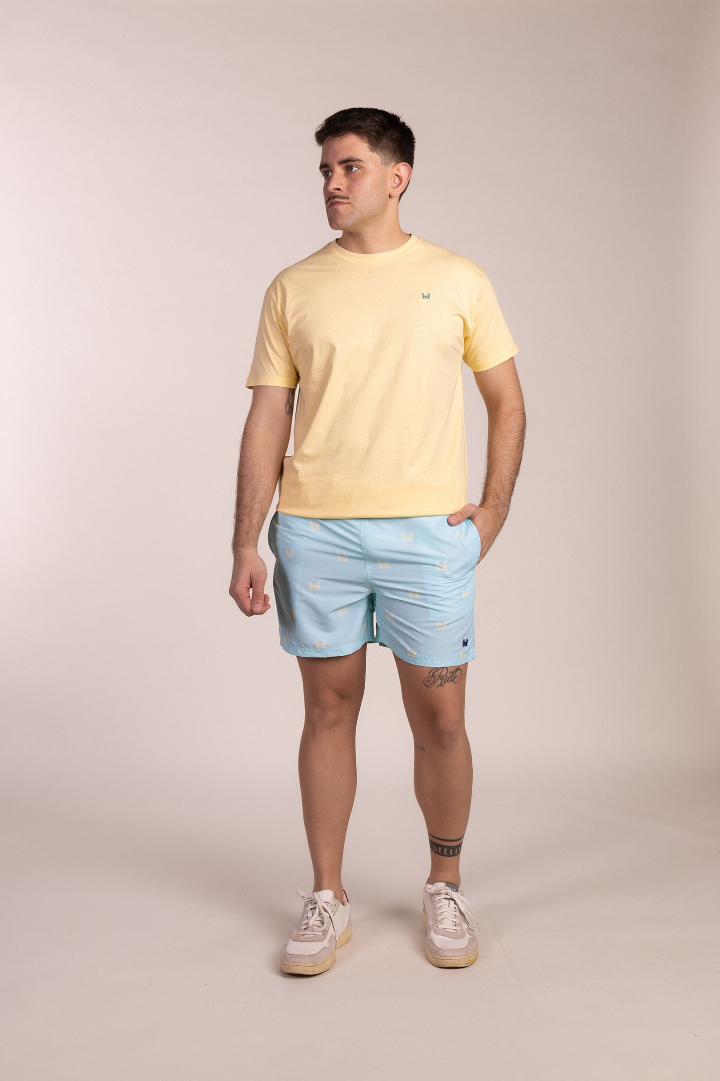 Camiseta Básica Manga Corta Vainilla