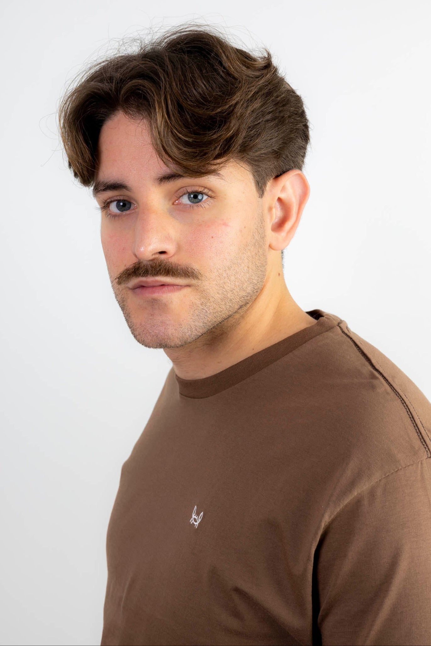 Camiseta Básica Marrón