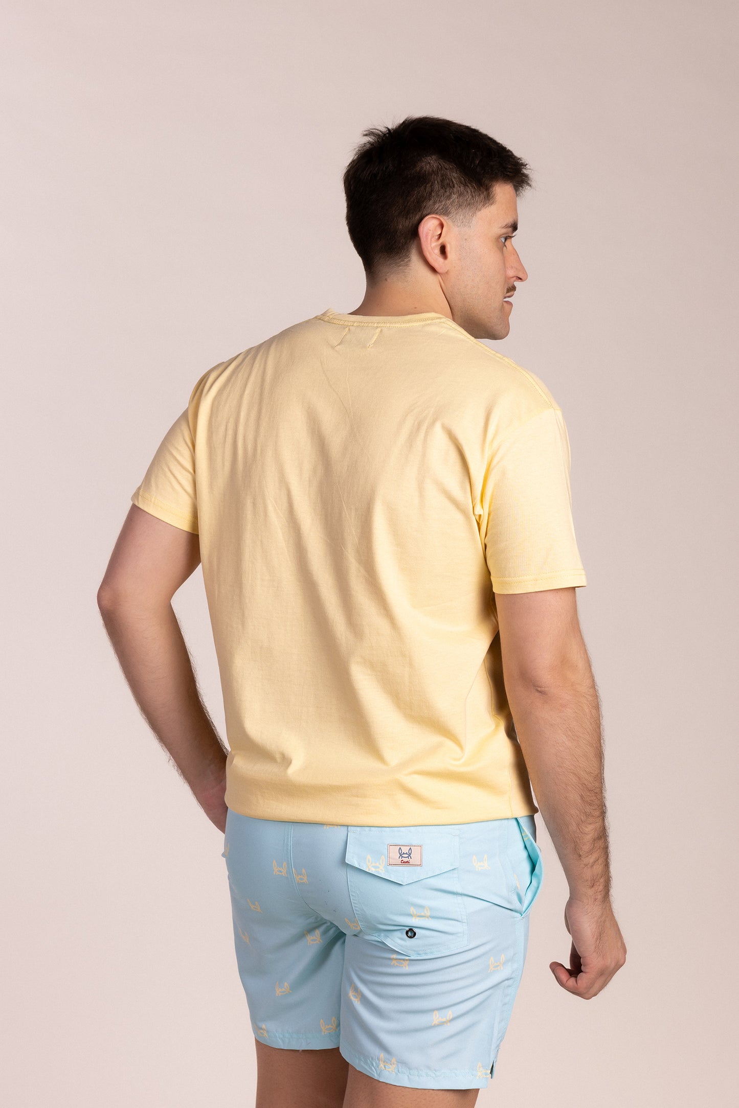 Camiseta Básica Manga Corta Vainilla