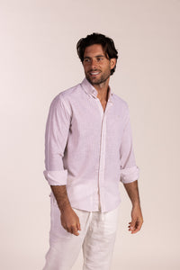 Camisa Lino Raya Beige | Ubrique