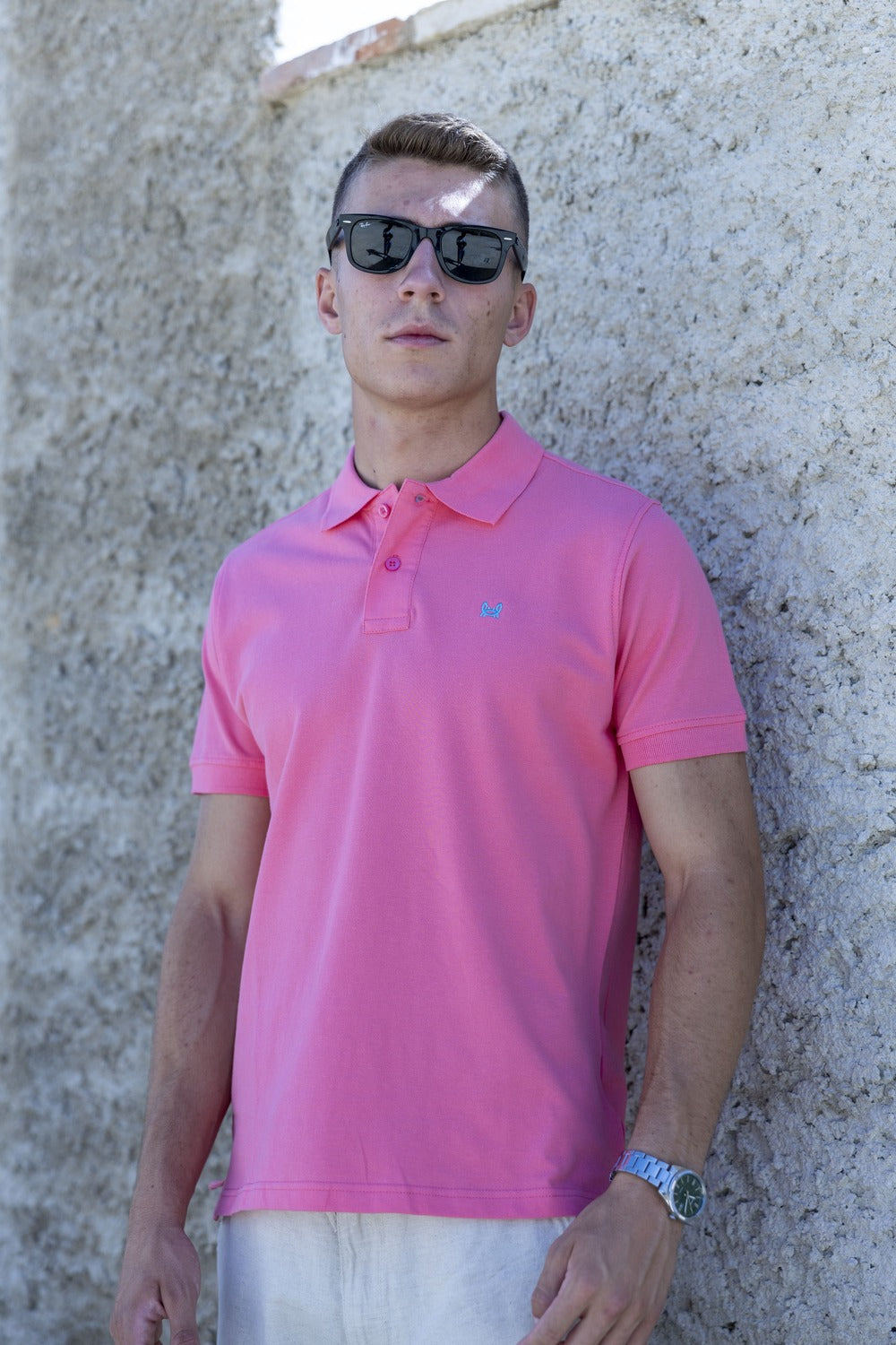 Polo Básico Rosa Chicle