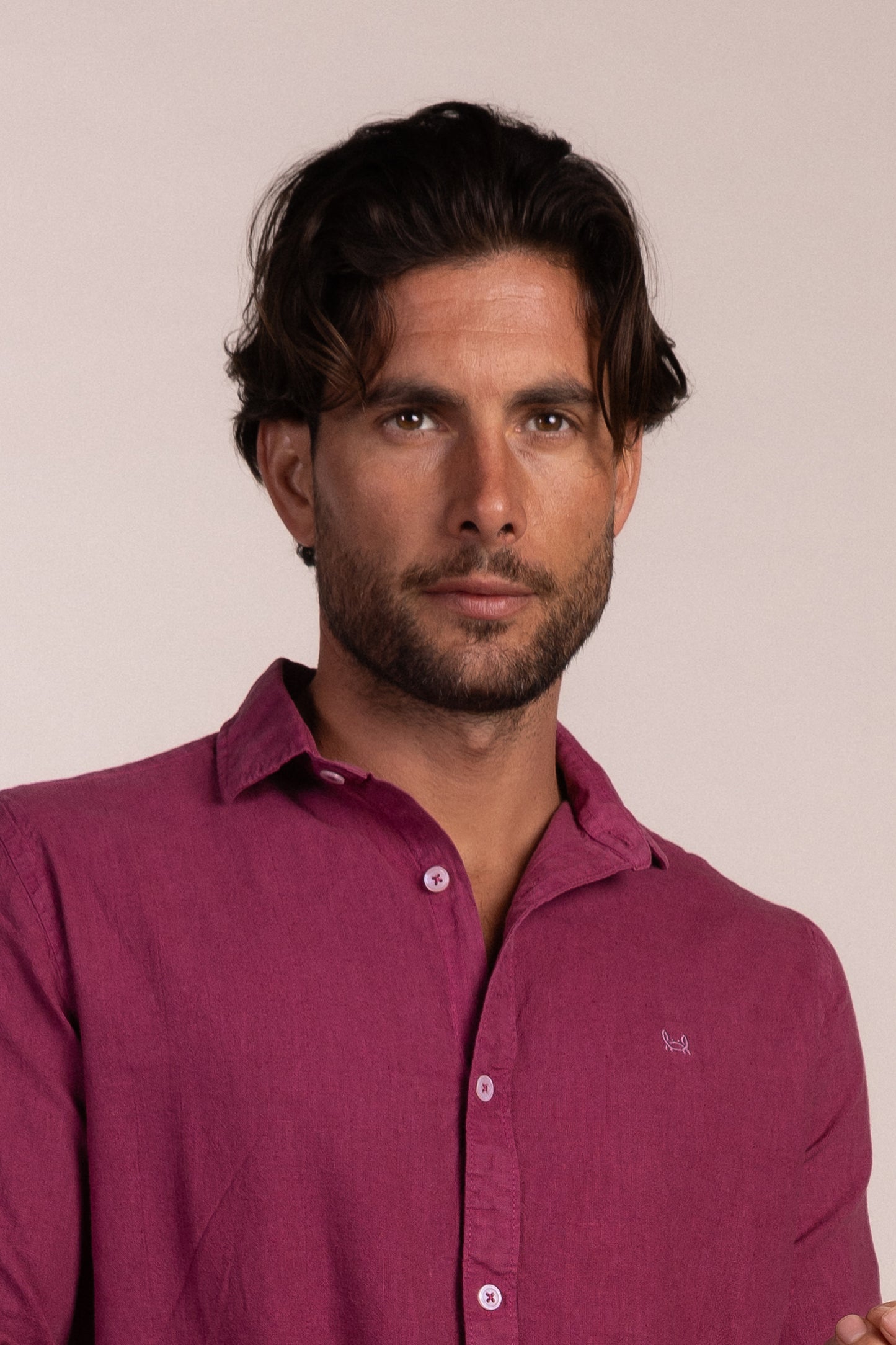 Camisa Lino Cereza | Capri