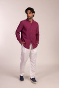 Camisa Lino Cereza | Capri