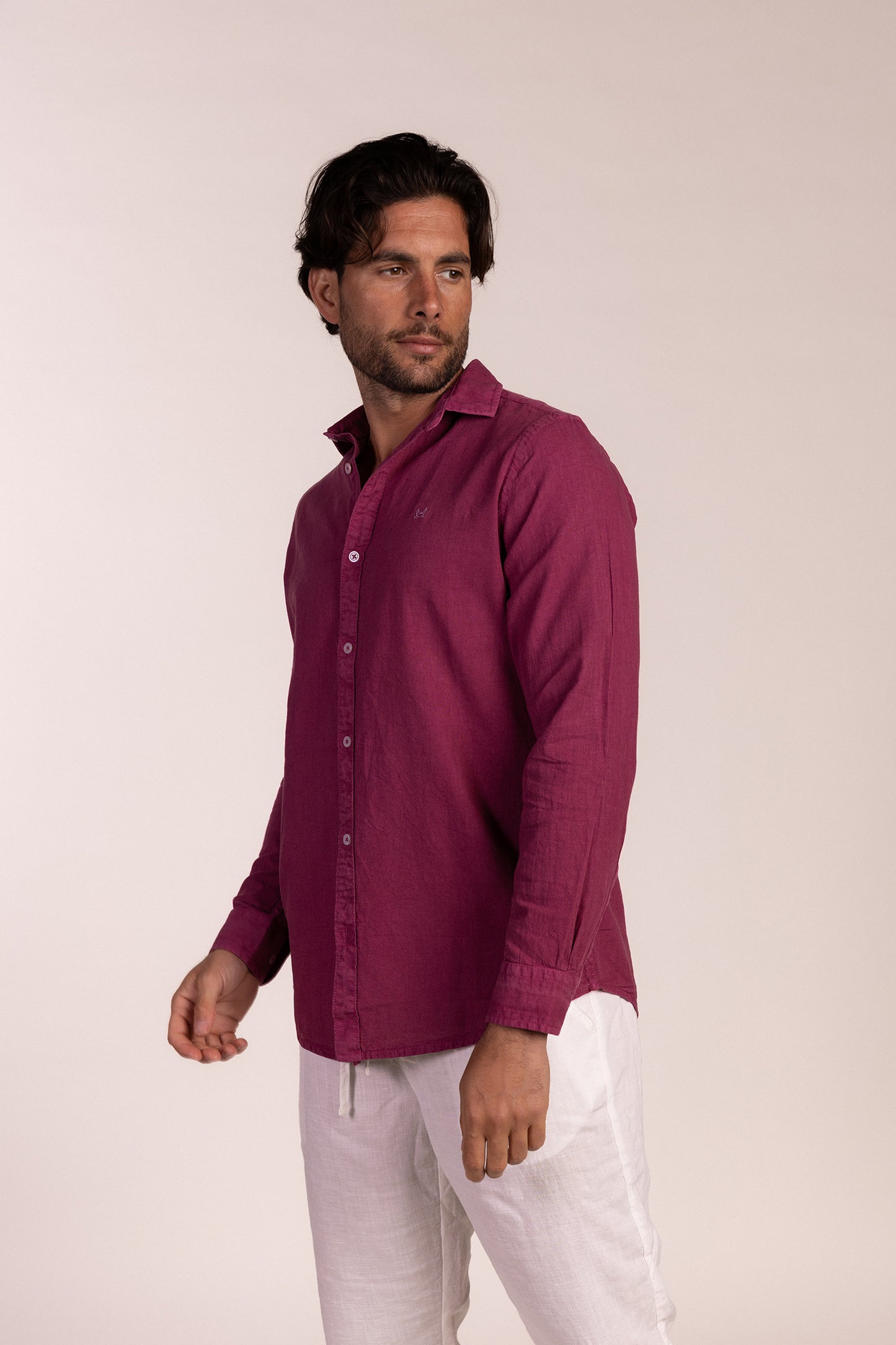 Camisa Lino Cereza | Capri