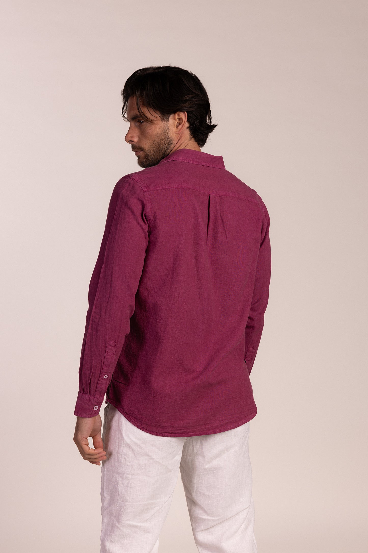 Camisa Lino Cereza | Capri