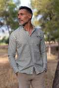 Camisa Cuadros Villela Kaki | Valladolid
