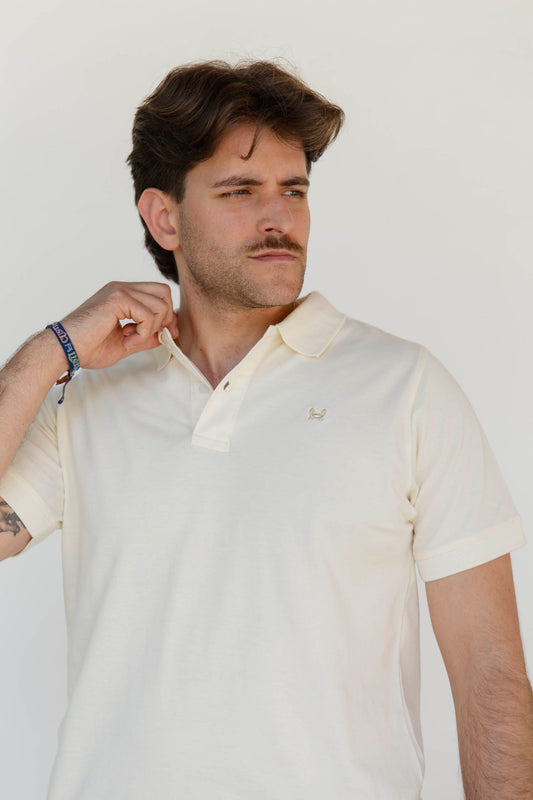 Polo Básico Crema