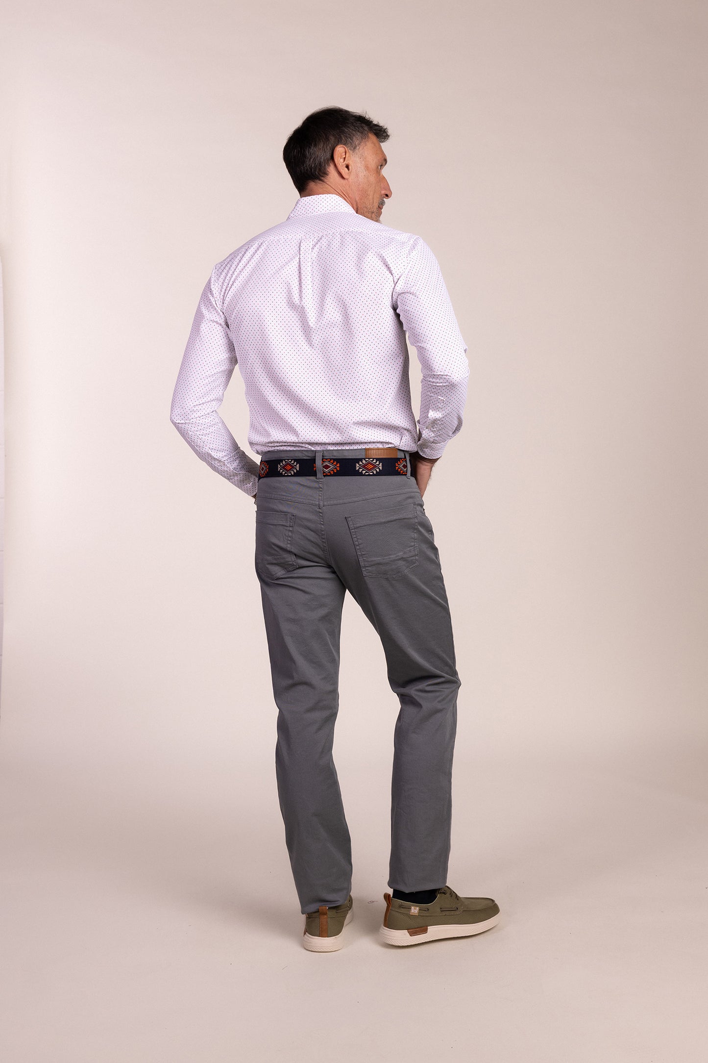 Pantalón 5 Bolsillos Gris