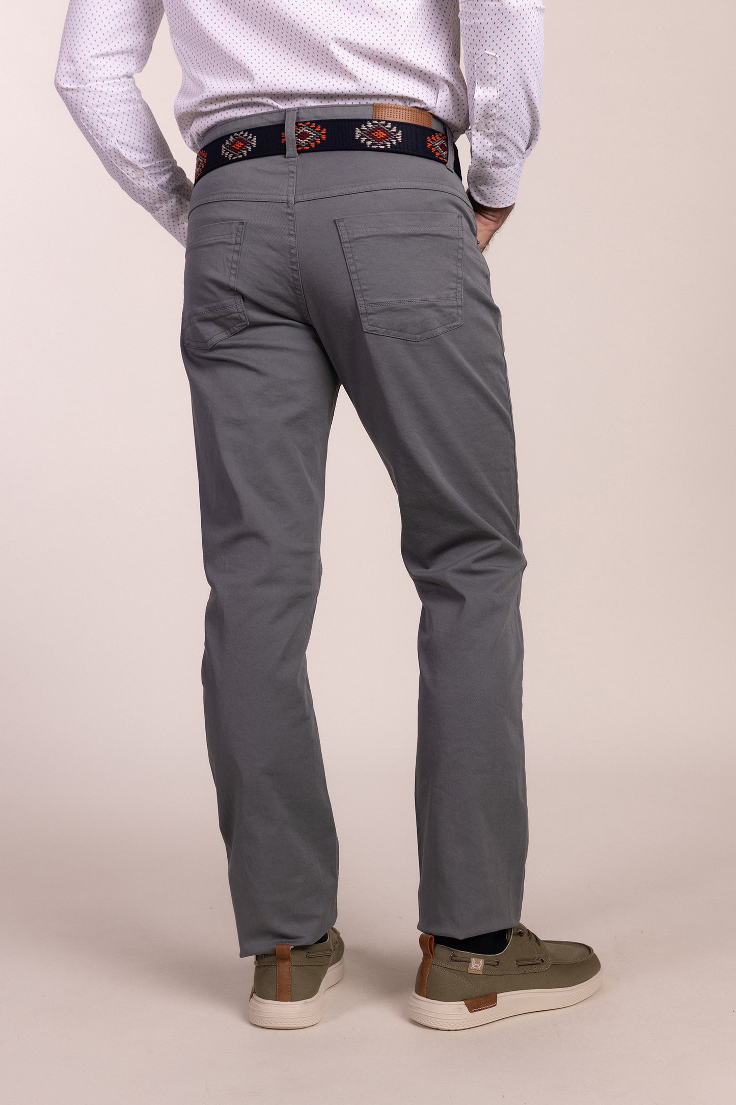 Pantalón 5 Bolsillos Gris