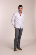 Camisa Rayas Oxford Manzana | Lucena