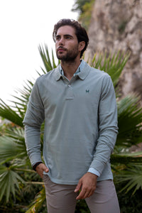 Polo Básico Manga Larga  |  Verde Claro