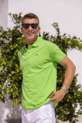Polo Básico Manga Corta Verde Pistacho