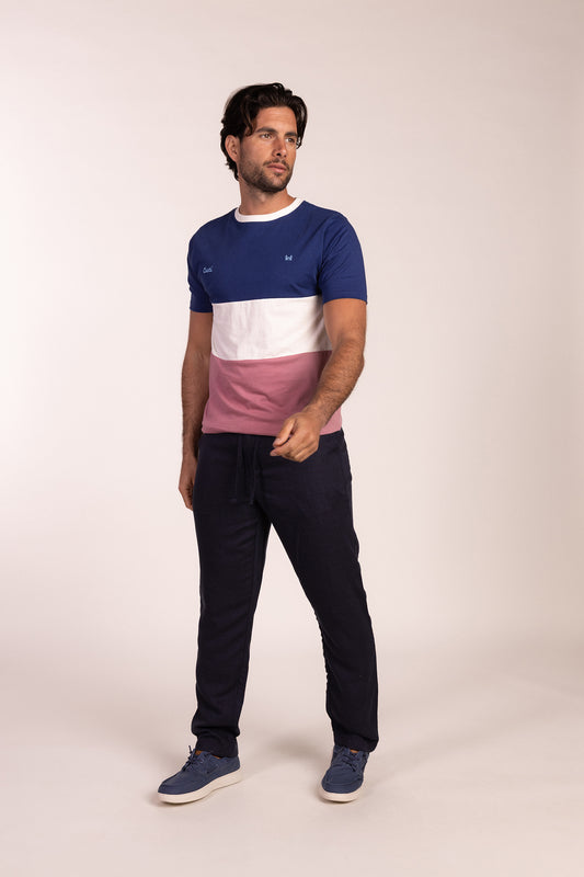 Camiseta Tricolor Burdeos | Lyon