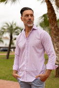 Camisa Lino Mini Raya Rosa | Huesca
