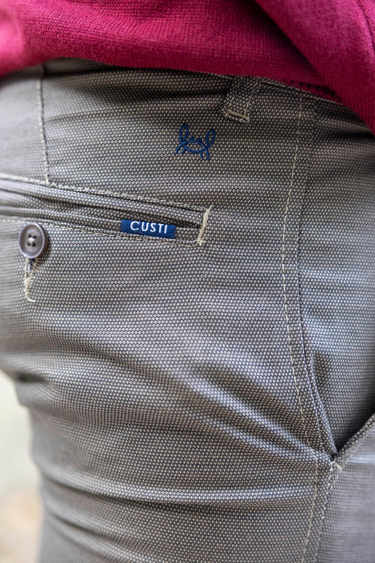 Pantalón Chino Fantasía Camel | Conde