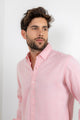 Camisa Lisa Algodón Rosa | Aguadulce