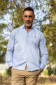Camisa Estructura Celeste | Jerez