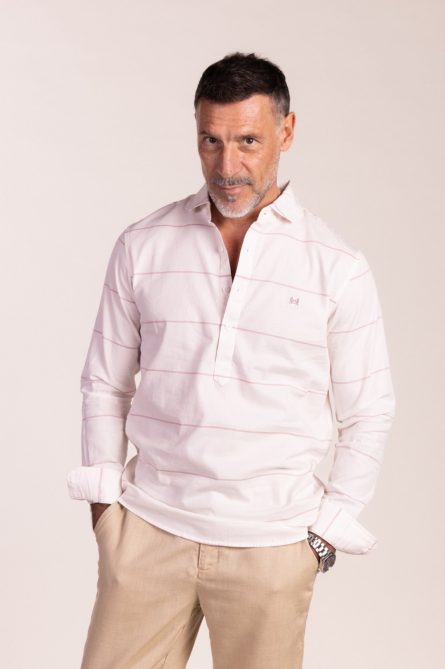 Polera Rayas Rosa | Palermo
