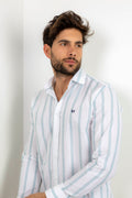 Camisa Rayas Verde | Sanlúcar