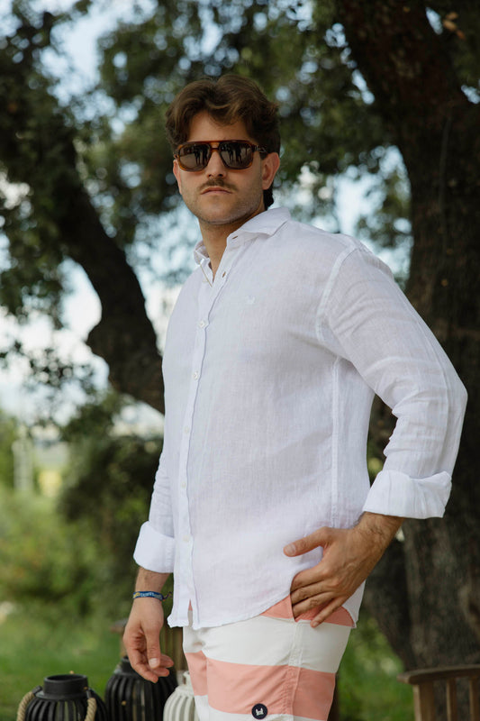 Camisa Lino Blanca | Lanzarote