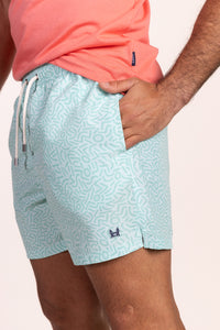 Bañador Estampado Graffiti Menta