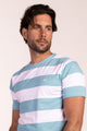 Camiseta Rayas Turquesa | Monaco