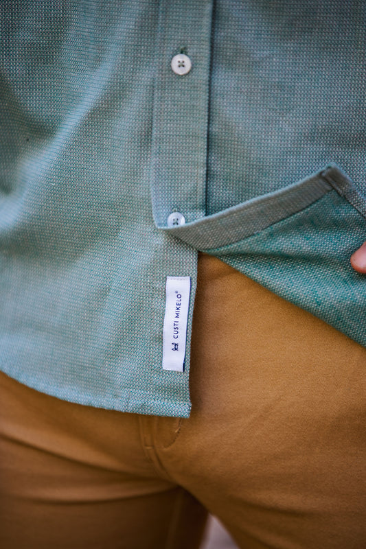 Camisa Estructura Verde | Pinto