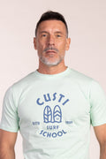 Camiseta Estampada Surf Verde Agua | I.Lanzarote